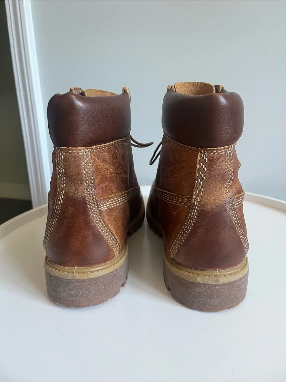 NEW TIMBERLAND Heritage 6 in Premium Leather Lace Up Boots #27094 Size 9M